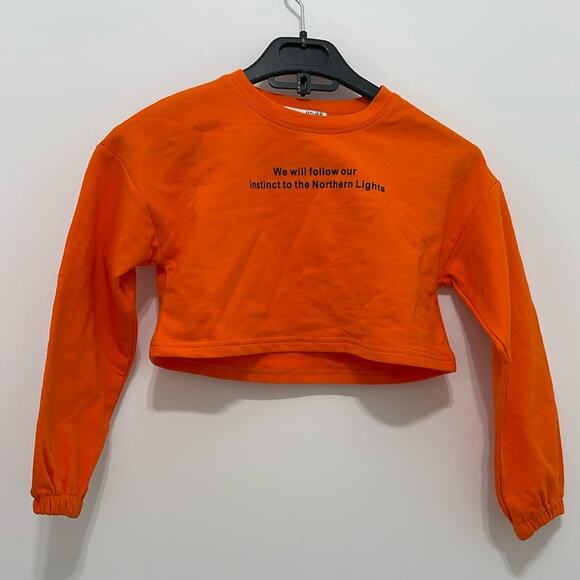 Moon River Girl’s long Sleeve Cropped Top Size 4-5 Years NWT - Picture 1 of 8